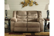 Tulen Mocha Reclining Loveseat - 9860486 - Bien Home Furniture & Electronics