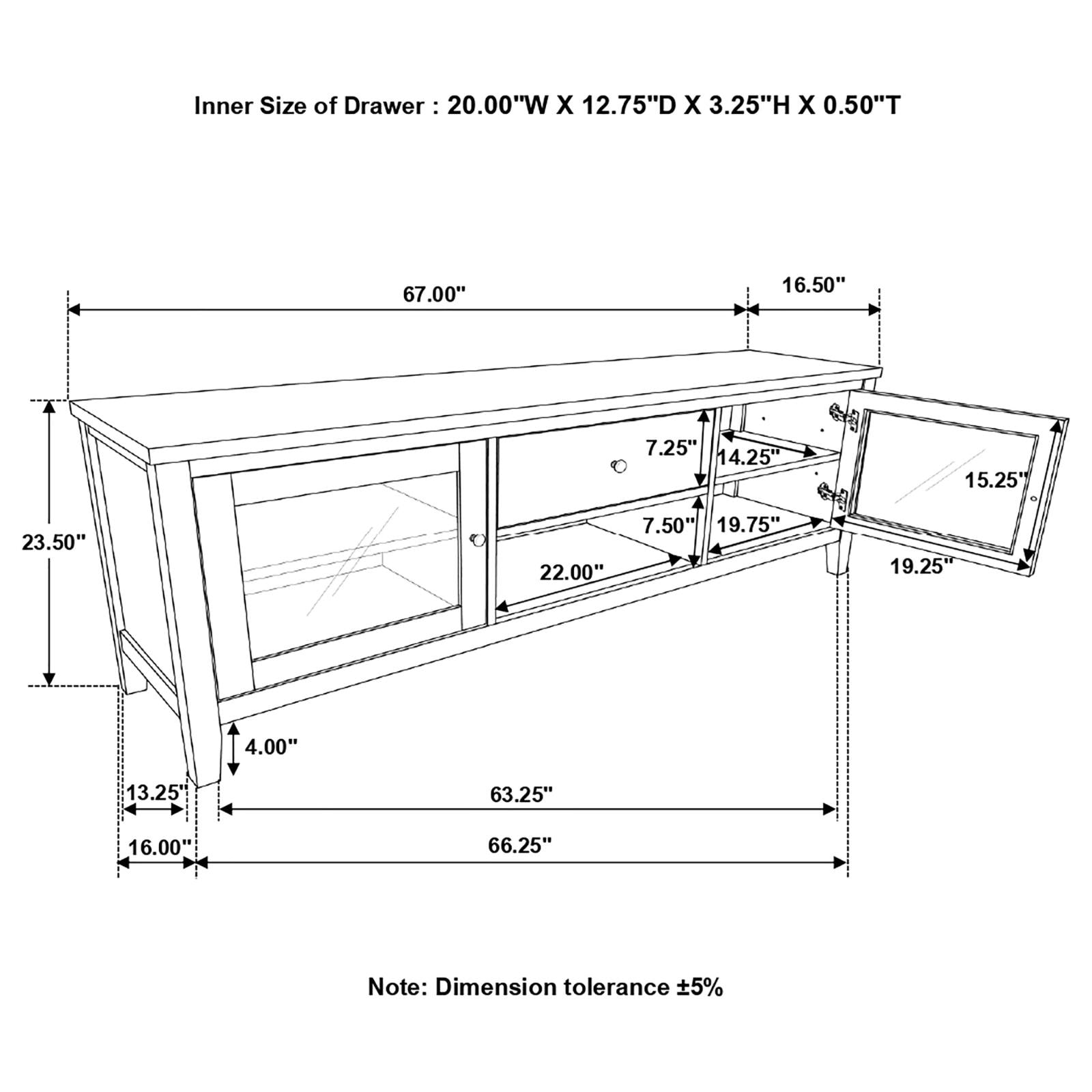 TV CONSOLE - 708253 - Bien Home Furniture &amp; Electronics