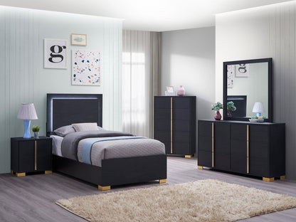 TWIN BED 5 PC SET - 222831T-S5 - Bien Home Furniture &amp; Electronics