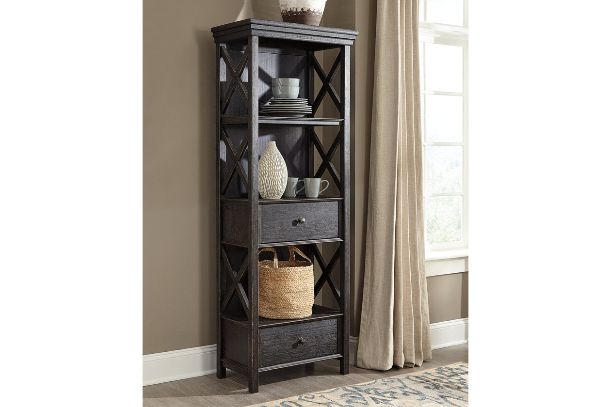 Tyler Creek Black/Gray Display Cabinet - D736-76 - Bien Home Furniture &amp; Electronics