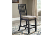 Tyler Creek Black/Grayish Brown Counter Height Barstool, Set of 2 - D736-124 - Bien Home Furniture & Electronics