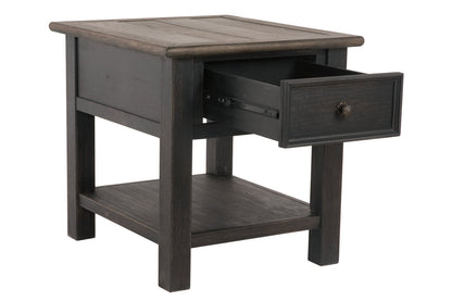 Tyler Creek Grayish Brown/Black End Table - T736-3 - Bien Home Furniture &amp; Electronics
