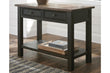Tyler Creek Grayish Brown/Black Sofa/Console Table - T736-4 - Bien Home Furniture & Electronics