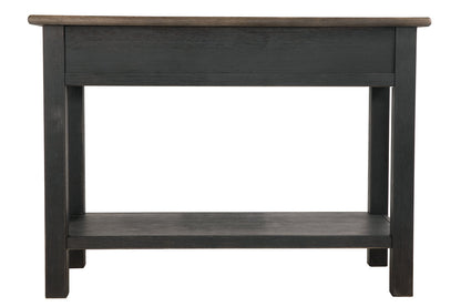 Tyler Creek Grayish Brown/Black Sofa/Console Table - T736-4 - Bien Home Furniture &amp; Electronics