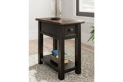 Tyler Creek Two-tone Chairside End Table - T736-107 - Bien Home Furniture & Electronics
