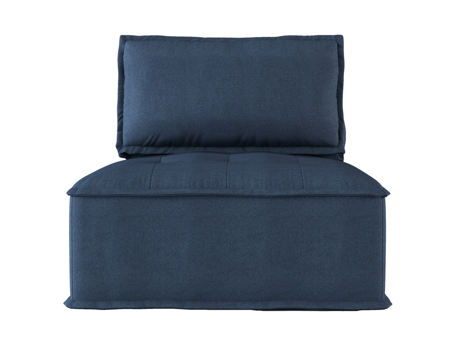 Ulrich Blue Modular Chair with Removable Bolster - 9545BU-1 - Bien Home Furniture &amp; Electronics