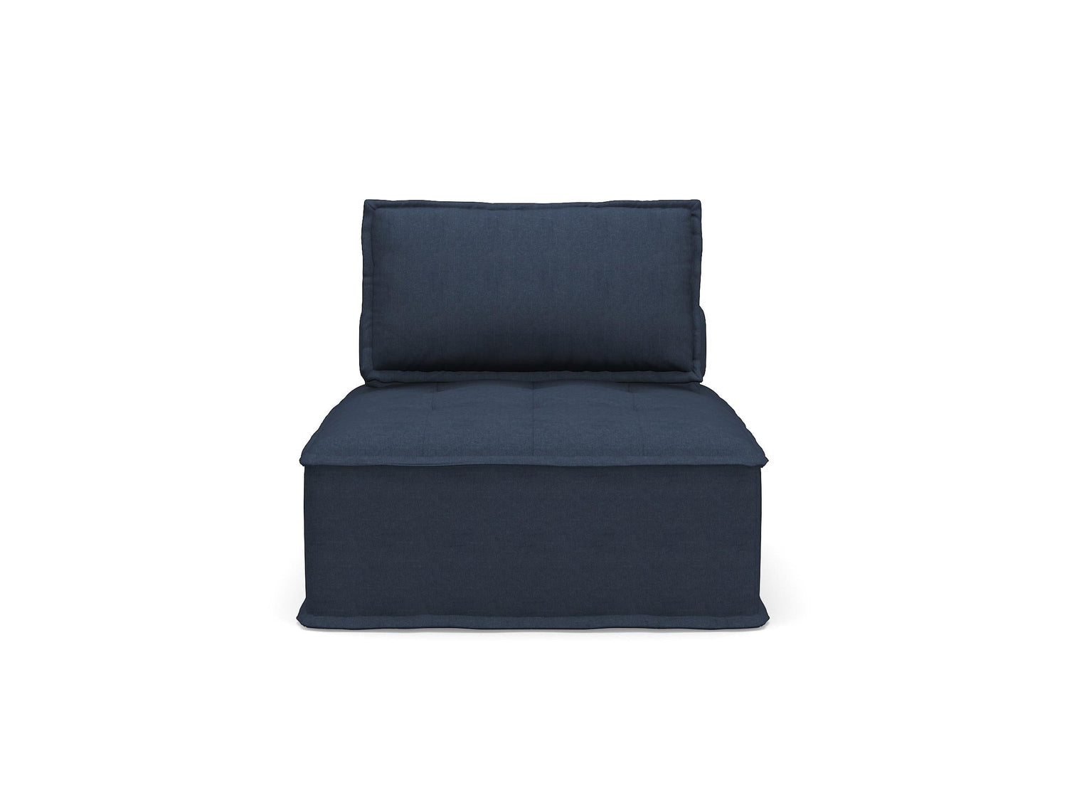 Ulrich Blue Modular Chair with Removable Bolster - 9545BU-1 - Bien Home Furniture &amp; Electronics