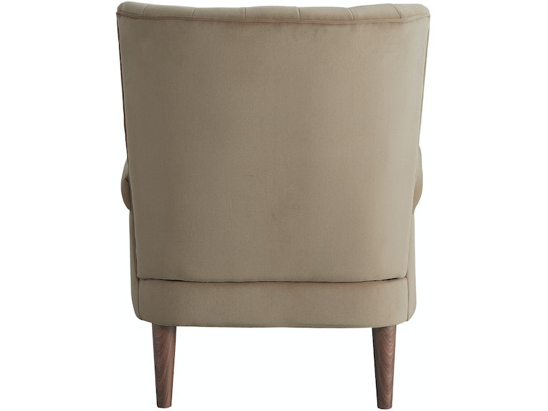 Urielle Brown Gray Velvet Accent Chair - 1047BR-1 - Bien Home Furniture &amp; Electronics