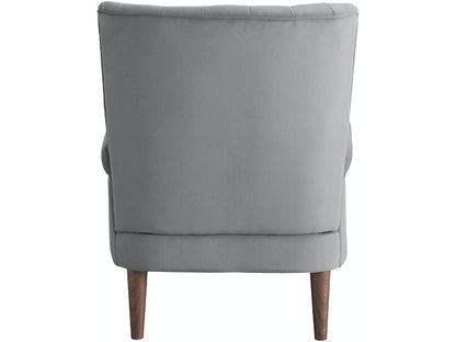 Urielle Dark Gray Velvet Accent Chair - 1047DG-1 - Bien Home Furniture &amp; Electronics