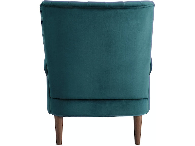 Urielle Teal Velvet Accent Chair - 1047TL-1 - Bien Home Furniture &amp; Electronics