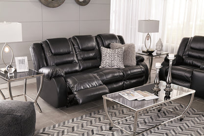 Vacherie Black Reclining Living Room Set - SET | 7930888 | 7930894 - Bien Home Furniture &amp; Electronics