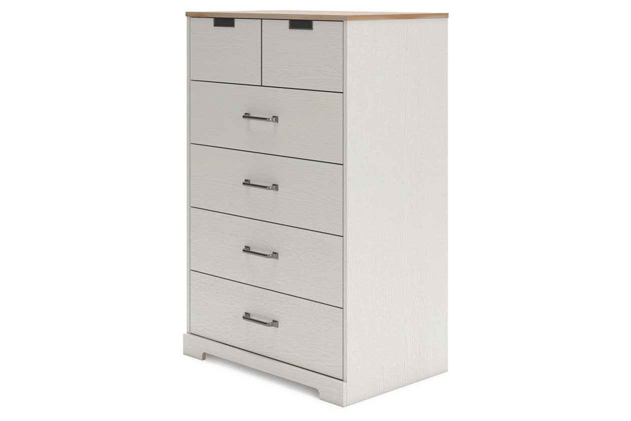 Vaibryn Two-tone Chest of Drawers - EB1428-245 - Bien Home Furniture &amp; Electronics