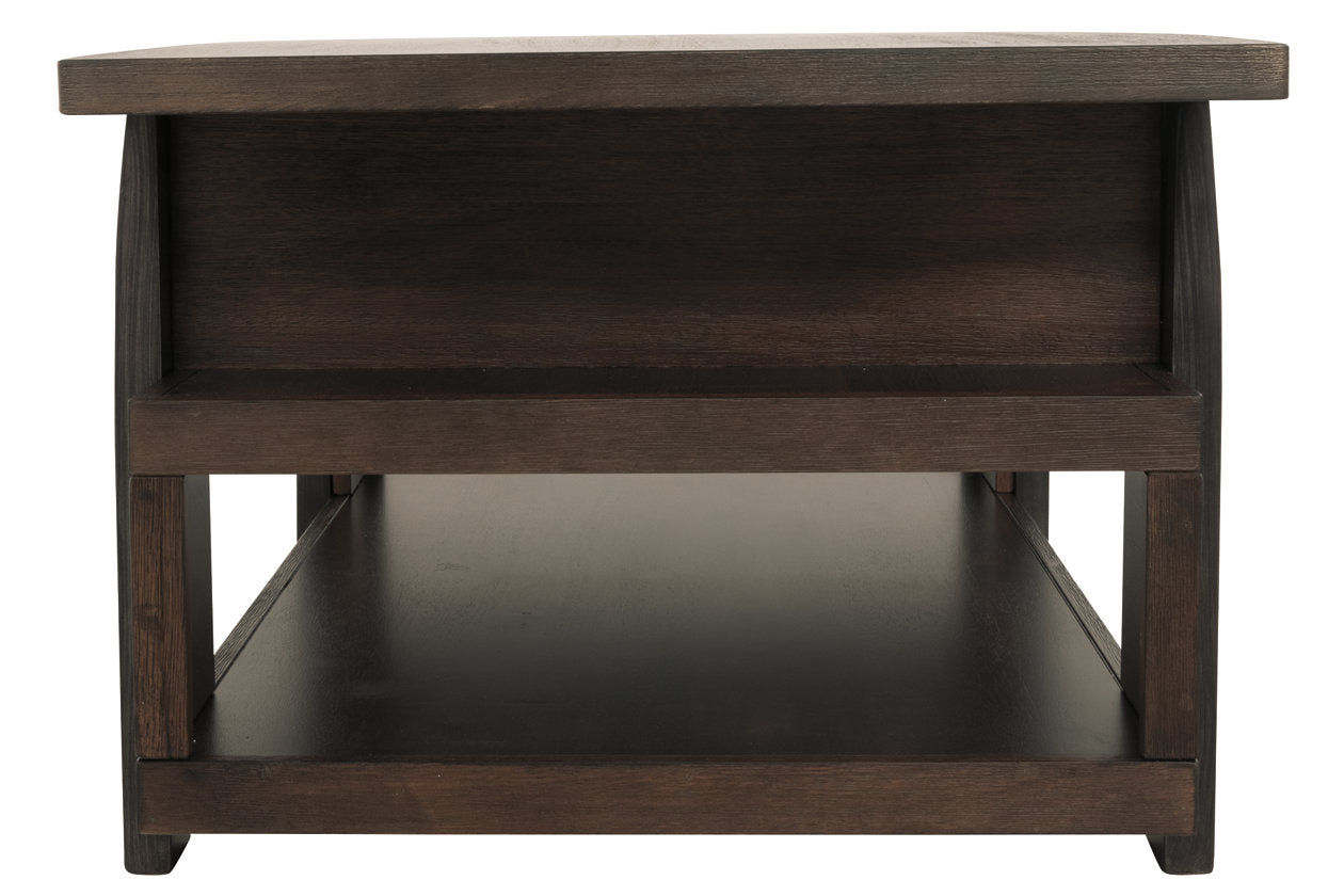 Vailbry Brown Coffee Table with Lift Top - T758-9 - Bien Home Furniture &amp; Electronics