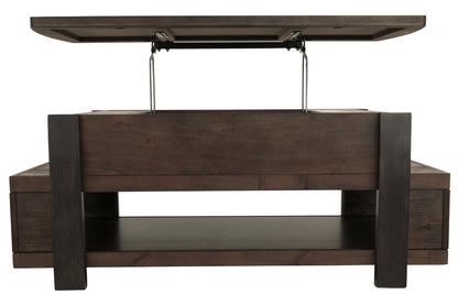 Vailbry Brown Coffee Table with Lift Top - T758-9 - Bien Home Furniture &amp; Electronics