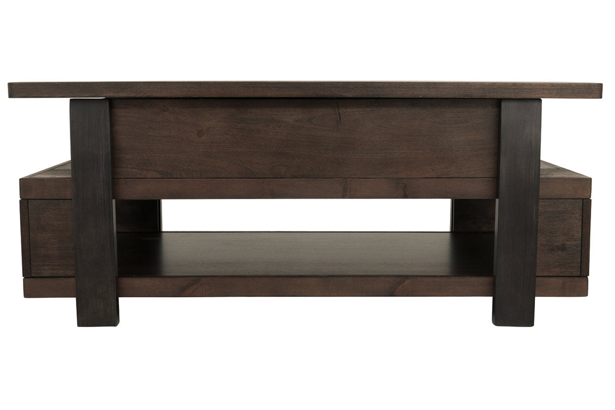 Vailbry Brown Coffee Table with Lift Top - T758-9 - Bien Home Furniture &amp; Electronics