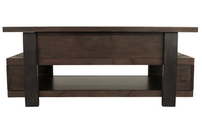 Vailbry Brown Coffee Table with Lift Top - T758-9 - Bien Home Furniture &amp; Electronics