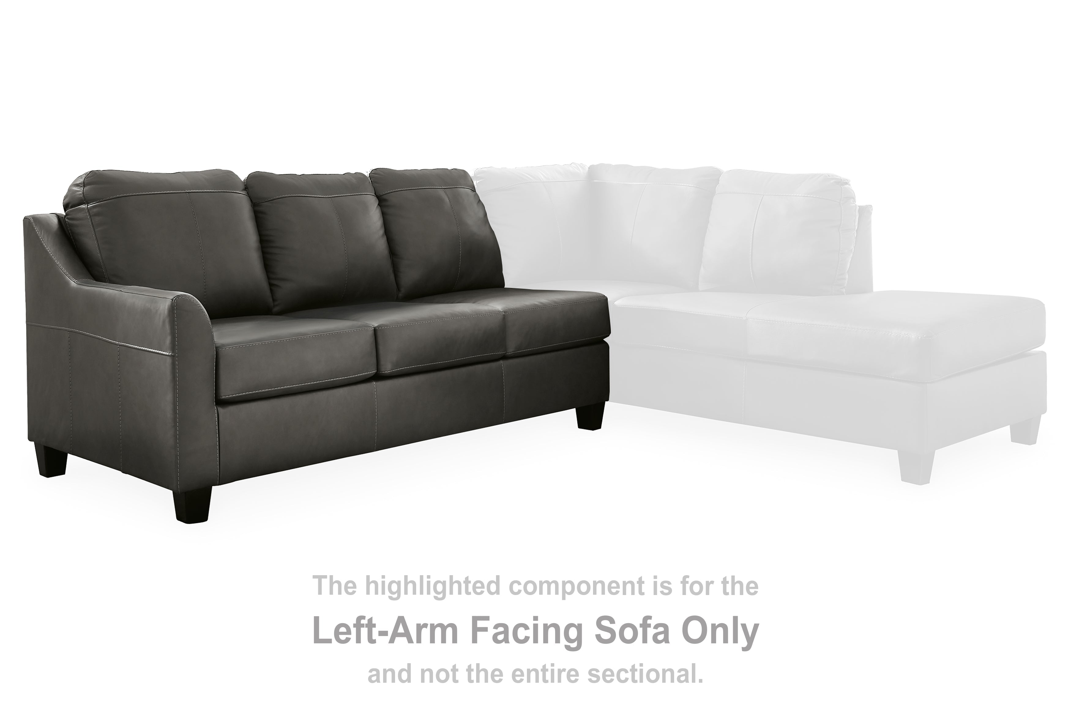 Valderno Fog Left-Arm Facing Sofa - 4780466 - Bien Home Furniture &amp; Electronics