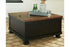 Valebeck Black/Brown Coffee Table with Lift Top - T468-00 - Bien Home Furniture & Electronics