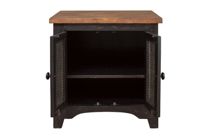 Valebeck Black/Brown End Table - T468-3 - Bien Home Furniture &amp; Electronics