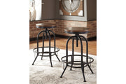 Valebeck Brown/Black Bar Height Barstool, Set of 2 - D546-230 - Bien Home Furniture & Electronics