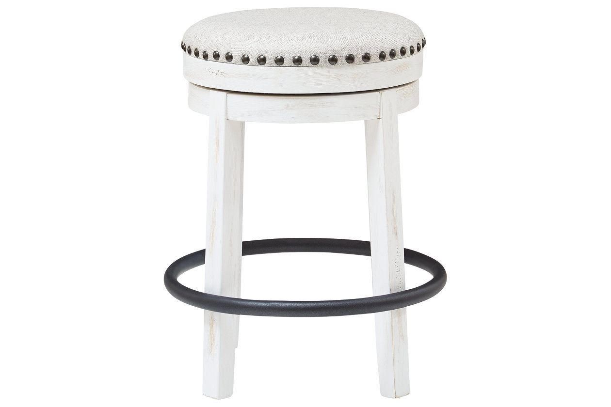 Valebeck White/Black Counter Height Stool - D546-324 - Bien Home Furniture &amp; Electronics