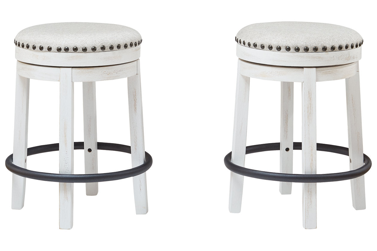 Valebeck White/Black Counter Height Stool - D546-324 - Bien Home Furniture &amp; Electronics