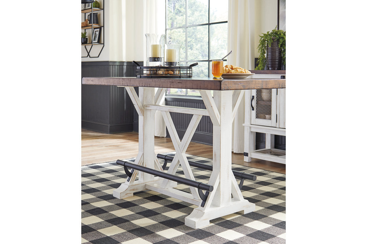 Valebeck White/Brown Counter Height Dining Table - D546-13 - Bien Home Furniture &amp; Electronics