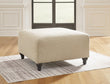 Valerani Sandstone Oversized Accent Ottoman - 3570208 - Bien Home Furniture & Electronics