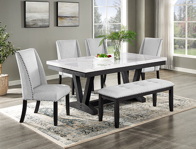 Vance Faux Marble Dining Table - 1319T-4272 - Bien Home Furniture &amp; Electronics