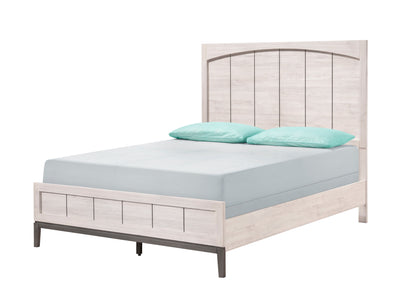 Veda Chalk Panel Bedroom Set - SET | B3300-Q-HBFB | B3300-KQ-RAIL | B3300-2 | B3300-4 - Bien Home Furniture &amp; Electronics