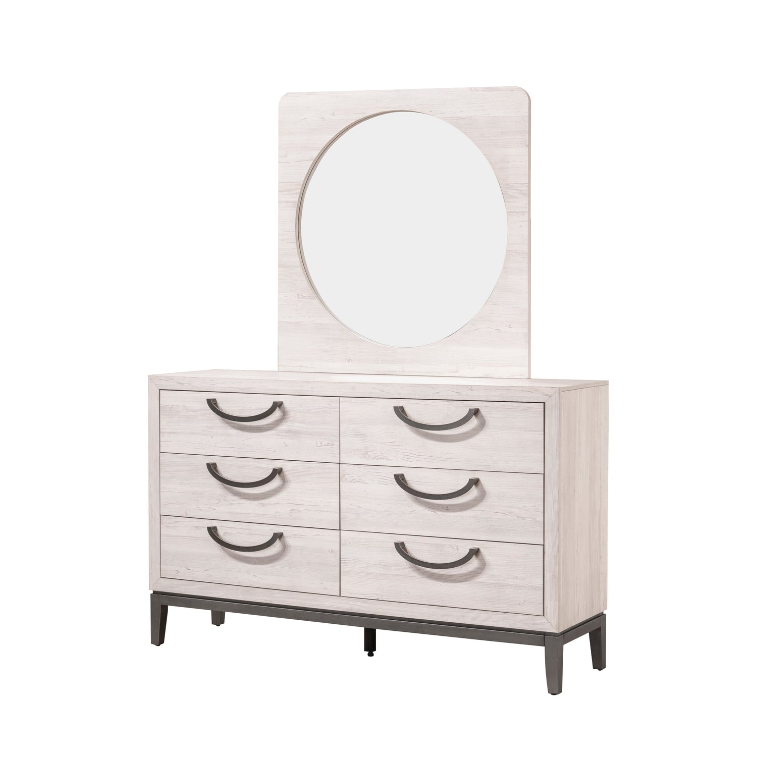 Veda Chalk Panel Bedroom Set - SET | B3300-Q-HBFB | B3300-KQ-RAIL | B3300-2 | B3300-4 - Bien Home Furniture &amp; Electronics