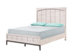 Veda Chalk Queen Panel Bed - SET | B3300-Q-HBFB | B3300-KQ-RAIL | - Bien Home Furniture & Electronics