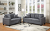 Vega Gray Linen Sofa & Loveseat - HH1155 Sofa & Loveseat - Bien Home Furniture & Electronics