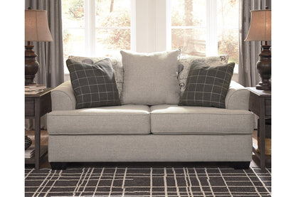 Velletri Pewter Loveseat - 7960435 - Bien Home Furniture &amp; Electronics