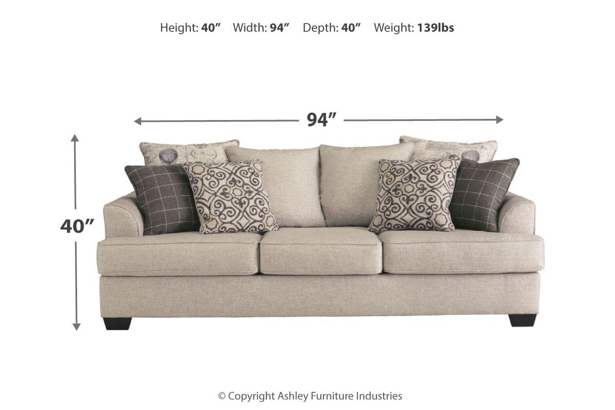 Velletri Pewter Sofa - 7960438 - Bien Home Furniture &amp; Electronics