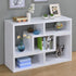 Velma Convertible TV Console/Bookcase White - 800330 - Bien Home Furniture & Electronics