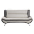 Veloce Beige/Gray Faux Leather Sofa - 8219BEG-3 - Bien Home Furniture & Electronics