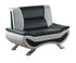 Veloce Black/White Armchair - 8219-1 - Bien Home Furniture & Electronics