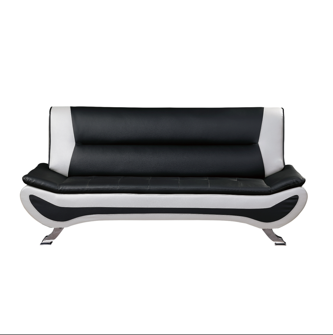 Veloce Black/White Sofa - 8219-3 - Bien Home Furniture &amp; Electronics