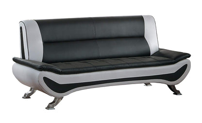 Veloce Black/White Sofa - 8219-3 - Bien Home Furniture &amp; Electronics