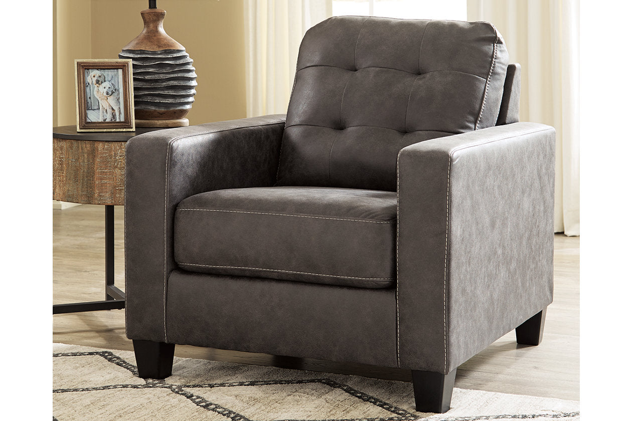 Venaldi Gunmetal Chair - 9150120 - Bien Home Furniture &amp; Electronics