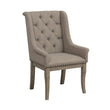 Vermillion Subtle Bisque Arm Chair, Set of 2 - 5442A - Bien Home Furniture & Electronics