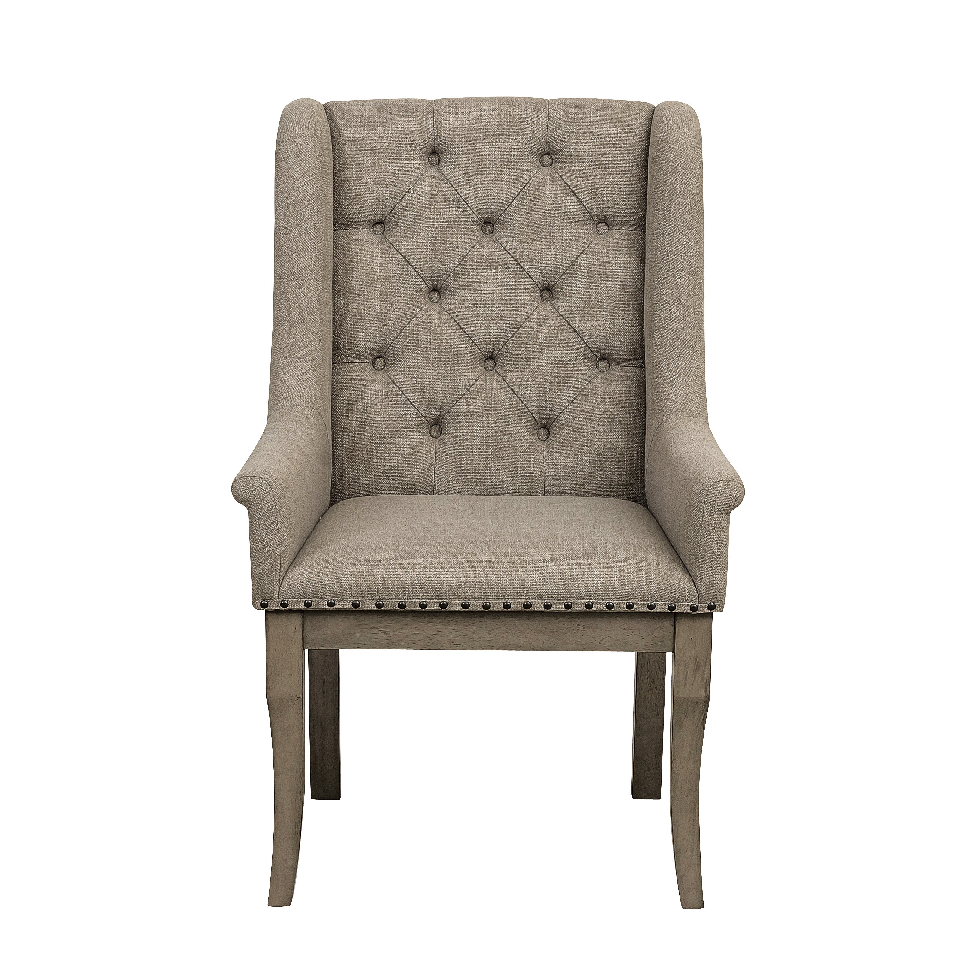 Vermillion Subtle Bisque Arm Chair, Set of 2 - 5442A - Bien Home Furniture &amp; Electronics