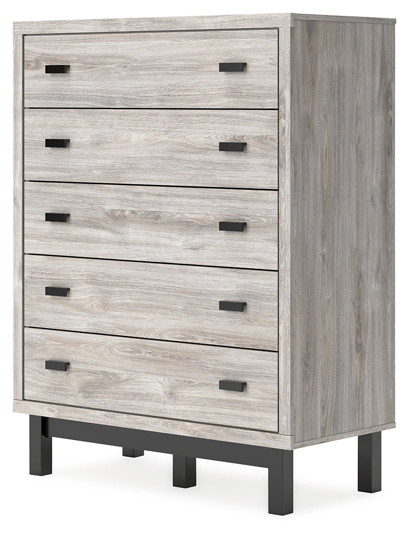 Vessalli Two-tone Chest of Drawers - B1036-345 - Bien Home Furniture &amp; Electronics