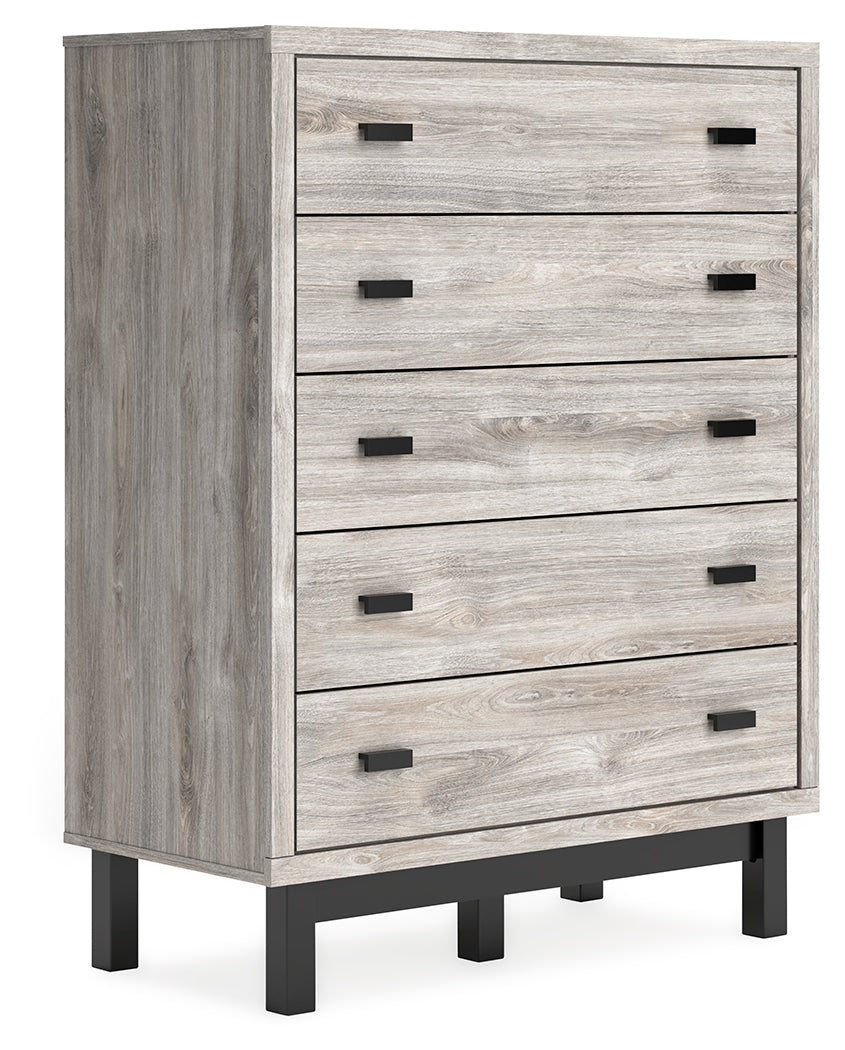 Vessalli Two-tone Chest of Drawers - B1036-345 - Bien Home Furniture &amp; Electronics