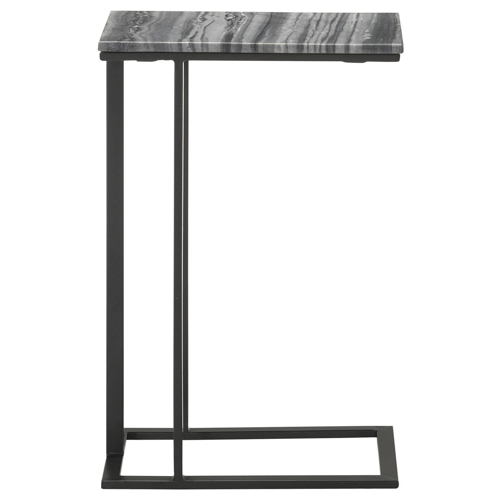 Vicente Gray Accent Table with Marble Top - 936034 - Bien Home Furniture &amp; Electronics