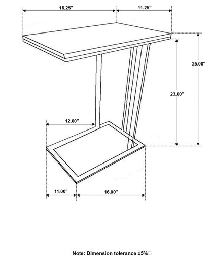 Vicente Gray Accent Table with Marble Top - 936034 - Bien Home Furniture &amp; Electronics