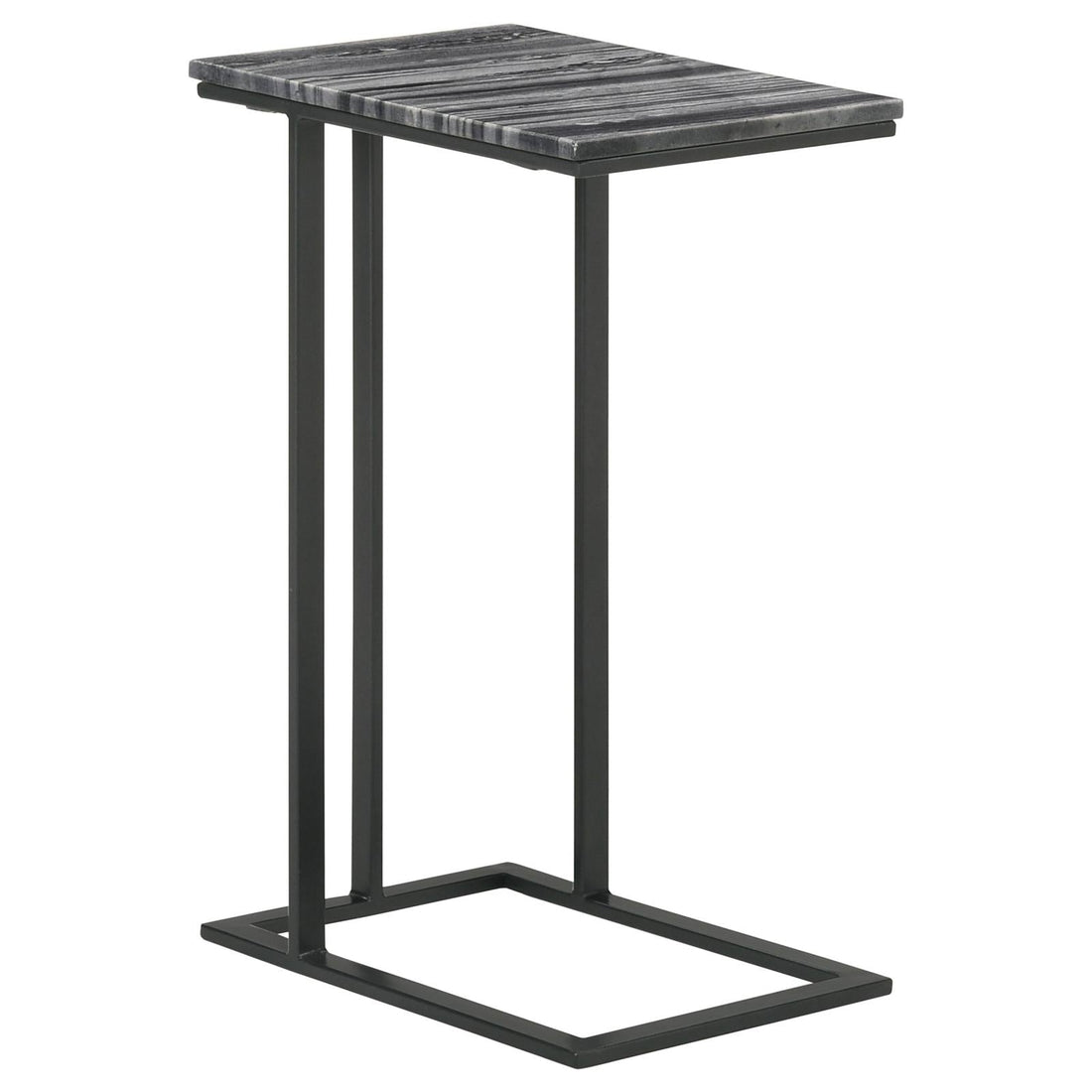Vicente Gray Accent Table with Marble Top - 936034 - Bien Home Furniture &amp; Electronics