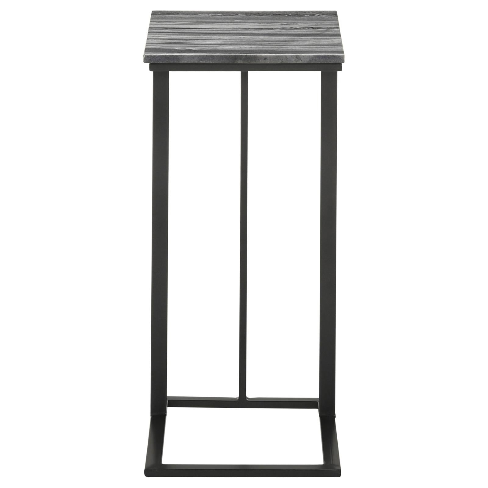 Vicente Gray Accent Table with Marble Top - 936034 - Bien Home Furniture &amp; Electronics