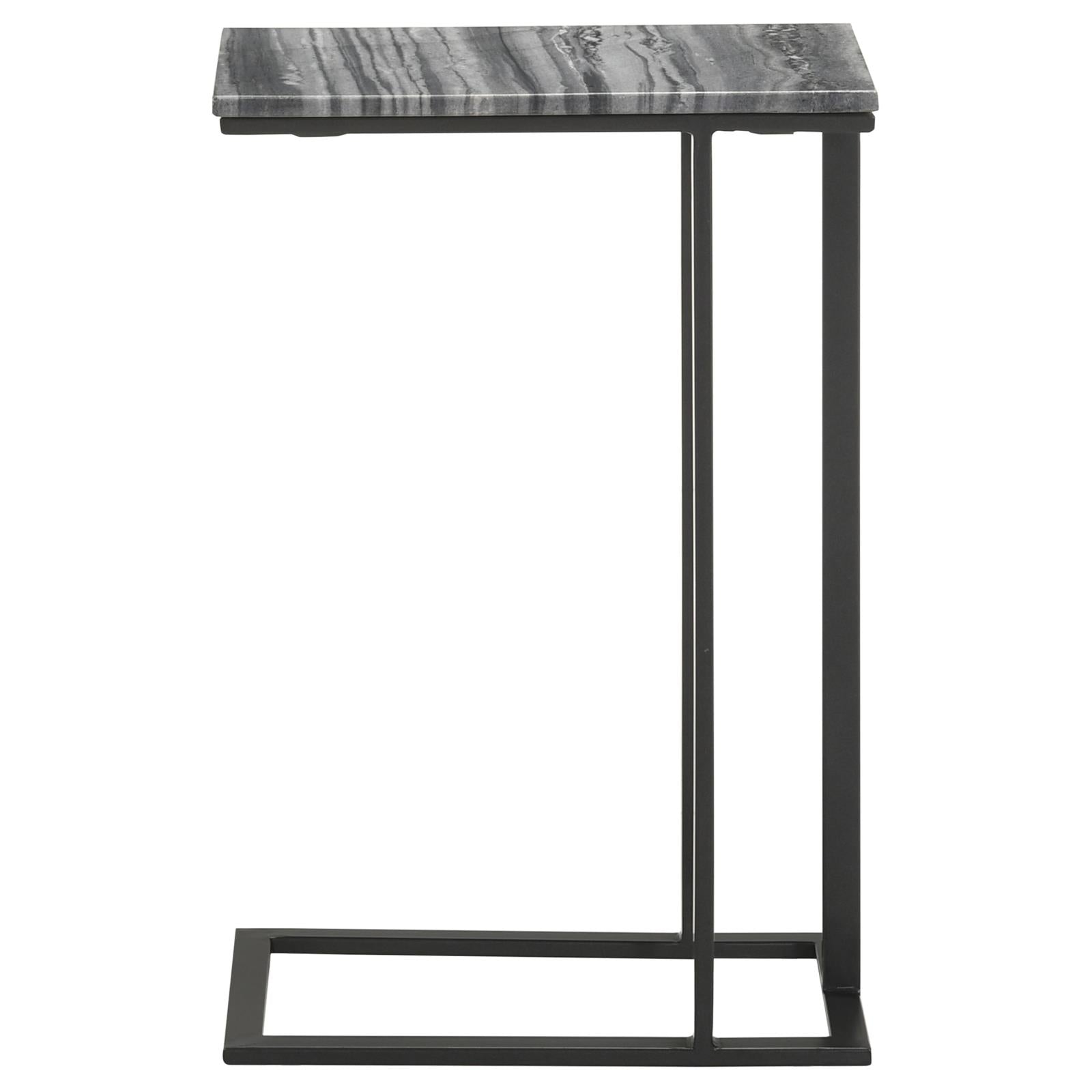 Vicente Gray Accent Table with Marble Top - 936034 - Bien Home Furniture &amp; Electronics